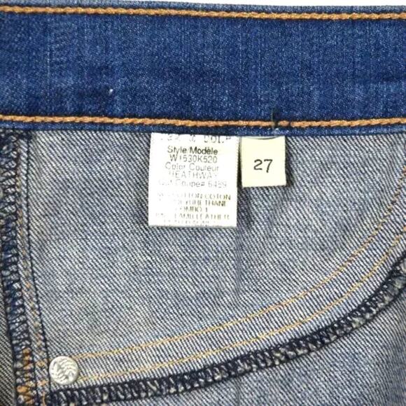 Rag & Bone Heathway Denim jeans Size 27 with lamb leather panels - Picture 10 of 10